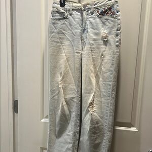 LC Lauren Conrad Light Blue Boyfriend Jeans